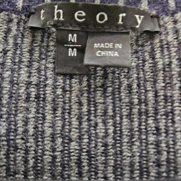 Theory Randria Evian Pinstripe Knit Dress - Picture 8 of 9